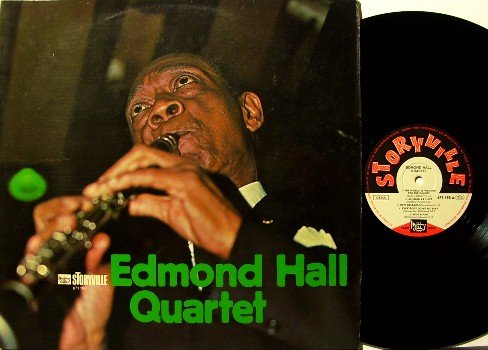 Hall, Edmond Quartet - Vinyl LP Record - German Pressing - Storyville Label - Jazz