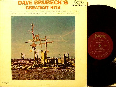 Brubeck, Dave - Greatest Hits - Vinyl LP Record - Original Mono Fantasy Jazz