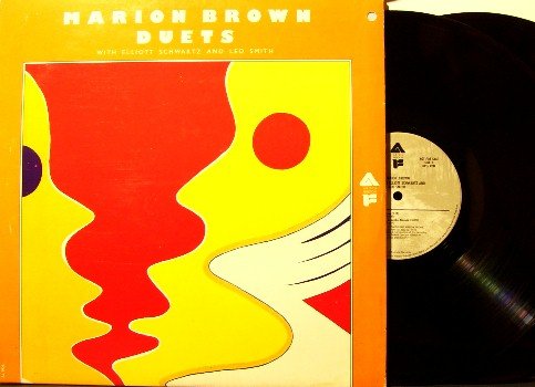 Brown, Marion - Duets - 2 Vinyl LP Record Set - Improv Free Jazz - Elliott Schwartz, Leo Smith