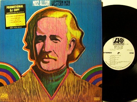 Allison, Mose - Western Man - Vinyl LP Record - White Label Promo - Atlantic Jazz - Cobham, Rainey