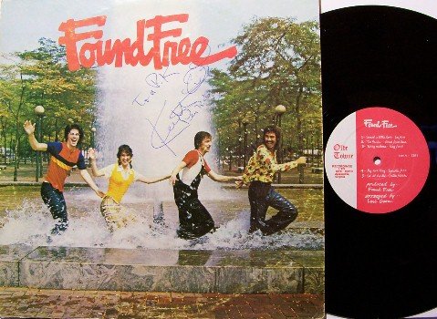 Found Free - Autographed Xian Vinyl LP Record - signed by 3 members - Contemporary Christian