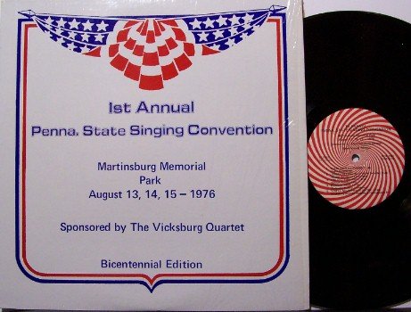 First Annual Pennsylvania State SInging Convention 1976 - Vinyl LP Record - Southern Gospel