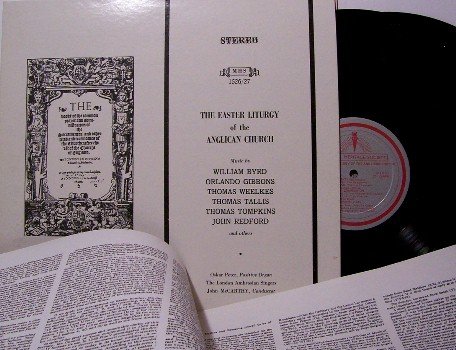 Easter Liturgy Of The Anglican Church - 2 Vinyl LP Record Set - Historical & Classical Christian