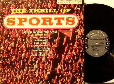 Thrill Of Sports - Vinyl LP Record - Various Clips Of Historical Sports Events