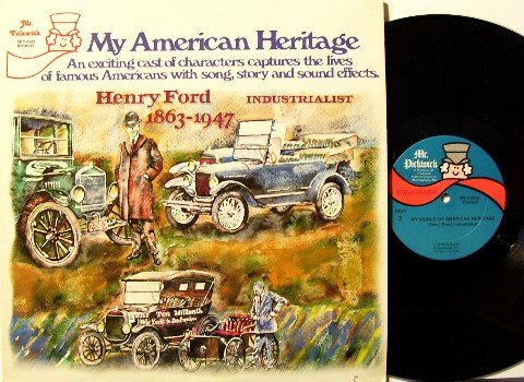 Ford Automobiles - My American Heritage Henry Ford - Vinyl LP Record - Racing