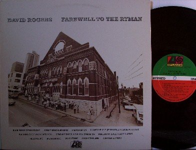 Rogers, David - Farewell To The Ryman - Vinyl LP Record - Grand Ole Opry - Country