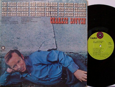 Louvin, Charlie - Ten Times Charlie - Vinyl LP Record - In Shrink Wrap - Country