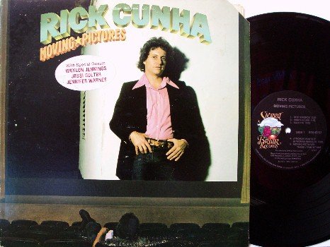 Cunha, Rick - Moving Pictures - Vinyl LP Record - Waylon Jennings, Jessi Colter - Private - Country
