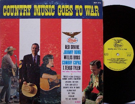 Country Music Goes To War - Vinyl LP Record - Starday Label
