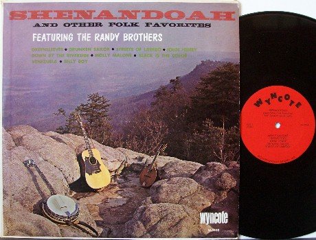 Randy Brothers, The - Shenandoah & Other Folk Favorites - Vinyl LP Record