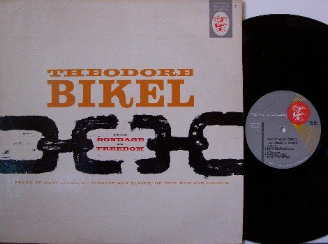 Bikel, Theodore - From Bondage To Freedom - Vinyl LP Record - Original - Folk