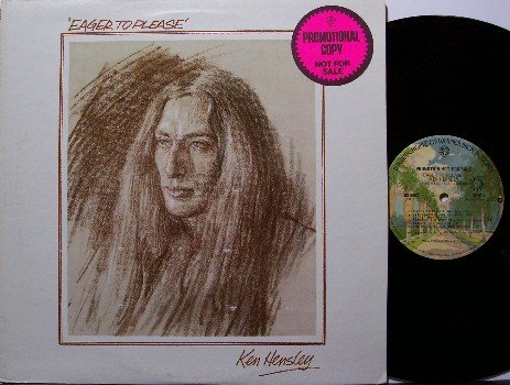 Uriah Heep Ken Hensley - Eager To Please - Vinyl LP Record - Promo - Rock