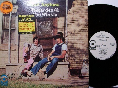 Teegarden & Van Winkle - But Anyhow - Vinyl LP Record - Rare Mono White Label Promo - Rock