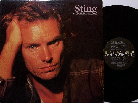 Sting - Nada Como El Sol - Vinyl LP Record - Sung in Spanish - Promo - The Police - Rock