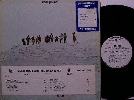 Stoneground - Vinyl LP Record - White Label Promo - 1970 Hippie California Band - Psych Rock
