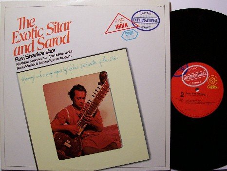 Shankar, Ravi - The Exotic Sitar And Sarod - Vinyl LP Record - India - World