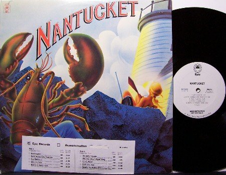 Nantucket - Vinyl LP Record - White Label Promo + Insert - Rock