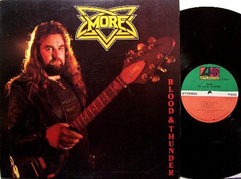 More - Blood & Thunder - Vinyl LP Record - Rock