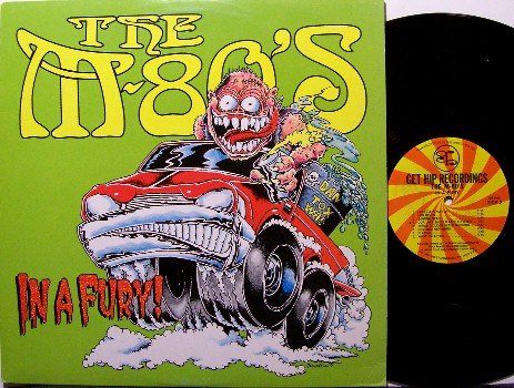 M-Eighties - In A Fury - Vinyl LP Record - College Alternative Rock - M-80's