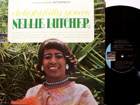 Lutcher, Nellie - Delightfully Yours - Vinyl LP Record - Pianist for Ma Rainey - R&B