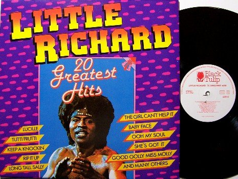 Little Richard - 20 Greatest Hits - Vinyl LP Record - West Germany Pressing - Rock