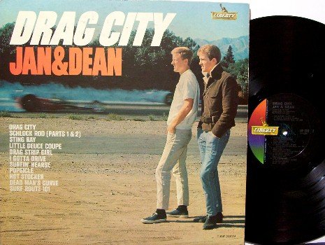 Jan & Dean- Drag City - Vinyl LP Record - Rock