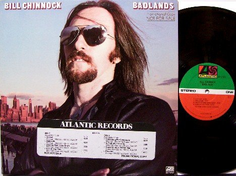 Chinnock, Bill - Badlands - Vinyl LP Record - Billy - Rock