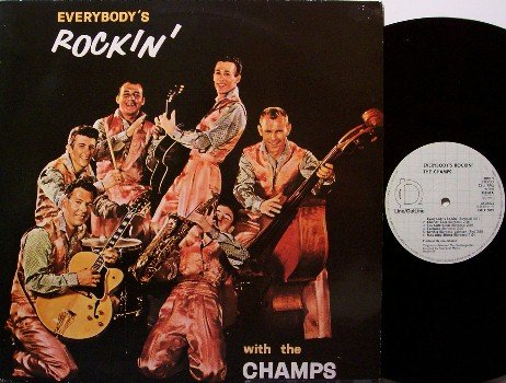 Champs, The - Everybody's Rockin' With The Champs - Germany Pressing - Vinyl LP Record - Rock