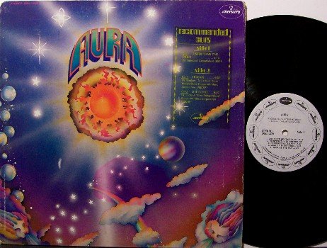 Aura - Self Titled - Vinyl LP Record - White Label Promo - Rock