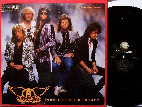 Aerosmith - Once Is Enough + 3 - Vinyl 12" Single Record- Rock