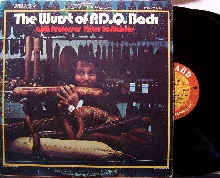 Wurst Of P.D.Q. Bach, The - Professor Peter Schickele - 2 Vinyl LP Record Set - Odd Unusual