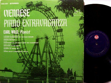 Viennese Piano Extravaganza - Vinyl LP Record - Ferris Wheel cover - Earl Wild - France World