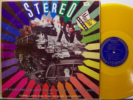 Stereo Spectacular - LP Record - Gold Colored Vinyl - Sounds & Music - Odd Unusual Cheesecake