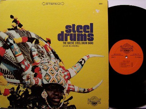Steel Drums - The Native Steel Drum Band - Vinyl LP Record - World