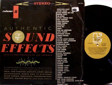 Sound Effects - Vinyl LP Record - Elektra Volume 8 - Odd Unusual