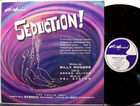 Seduction - Vinyl LP Record - Great cover - Del Staton Music - Odd Unusual Cheesecake