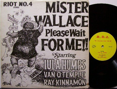 Mister Wallace Please Wait For Me - Vinyl LP Record - Mr. George - Political Comedy