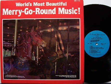 Merry Go Round Music - Vinyl LP Record - Carousel Amusement Park Carnival Ride - Odd Unusual