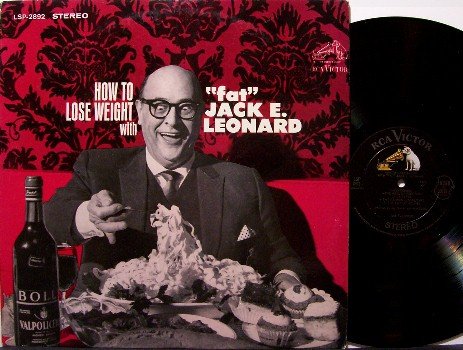 Leonard, Fat Jack E. - How To Lose Weight - Vinyl LP Record - Comedy Odd Unusual