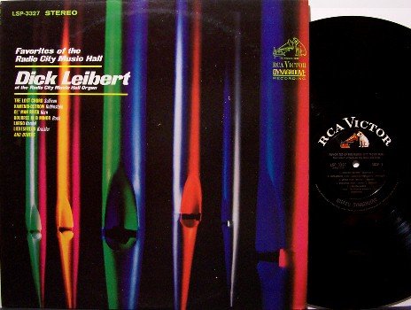 Liebert, Dick - Favorites Of The Radio City Music Hall - Vinyl LP Record - Organ - Odd Unusual