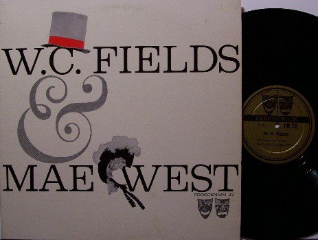 Fields, W.C. & Mae West - Vinyl LP Record - WC - Comedy Odd Unusual