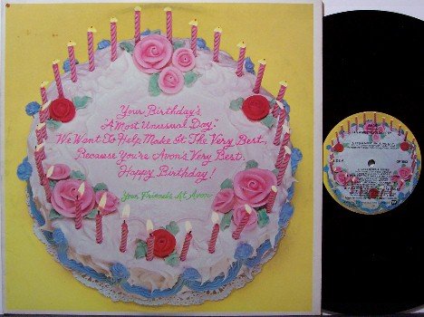 Avon Company Promo Album - A Most Unusual Day - Vinyl LP Record - Birthday Present Odd Unusual