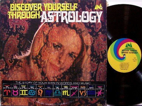 Astrology, Discover Yourself Through - Vinyl LP Record - Original Mono - Odd Unusual