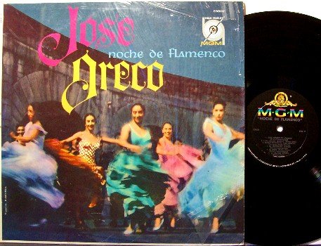 Greco, Jose - Noche De Flamenco - Vinyl LP Record - Great Sexy Cover - Weird Unusual