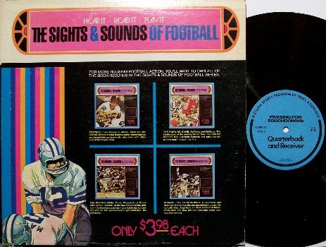 Football, The Sights and Sounds Of - Vinyl LP Record - Teaching Instructional - Sports