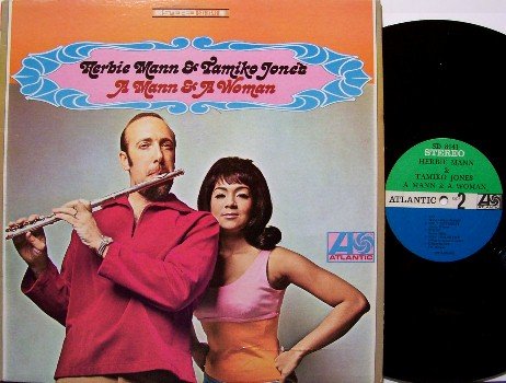 Mann, Herbie & Tamiko Jones - A Mann & A Woman - Vinyl LP Record - Jazz