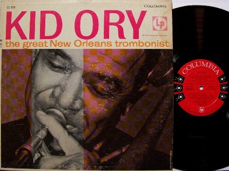 Kid Ory - The Great New Orleans Trombonist - Vinyl LP Record - Mono 6 Eye Label - Jazz