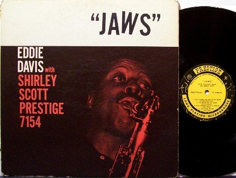 Davis, Eddie Lockjaw & Shirley Scott - Jaws - Vinyl LP Record - Prestige Mono Jazz