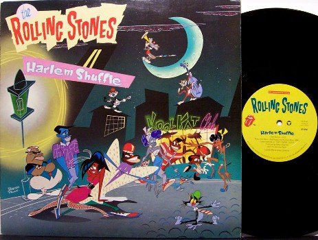 Rolling Stones, The - Harlem Shuffle - 12" LP Record - 2 Mixes - Promo - Rock