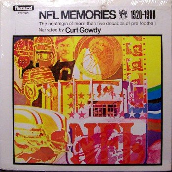 N F L Memories Narrated By Curt Gowdy - Sealed Vinyl LP Record - Fleetwood - NFL Football Sports
